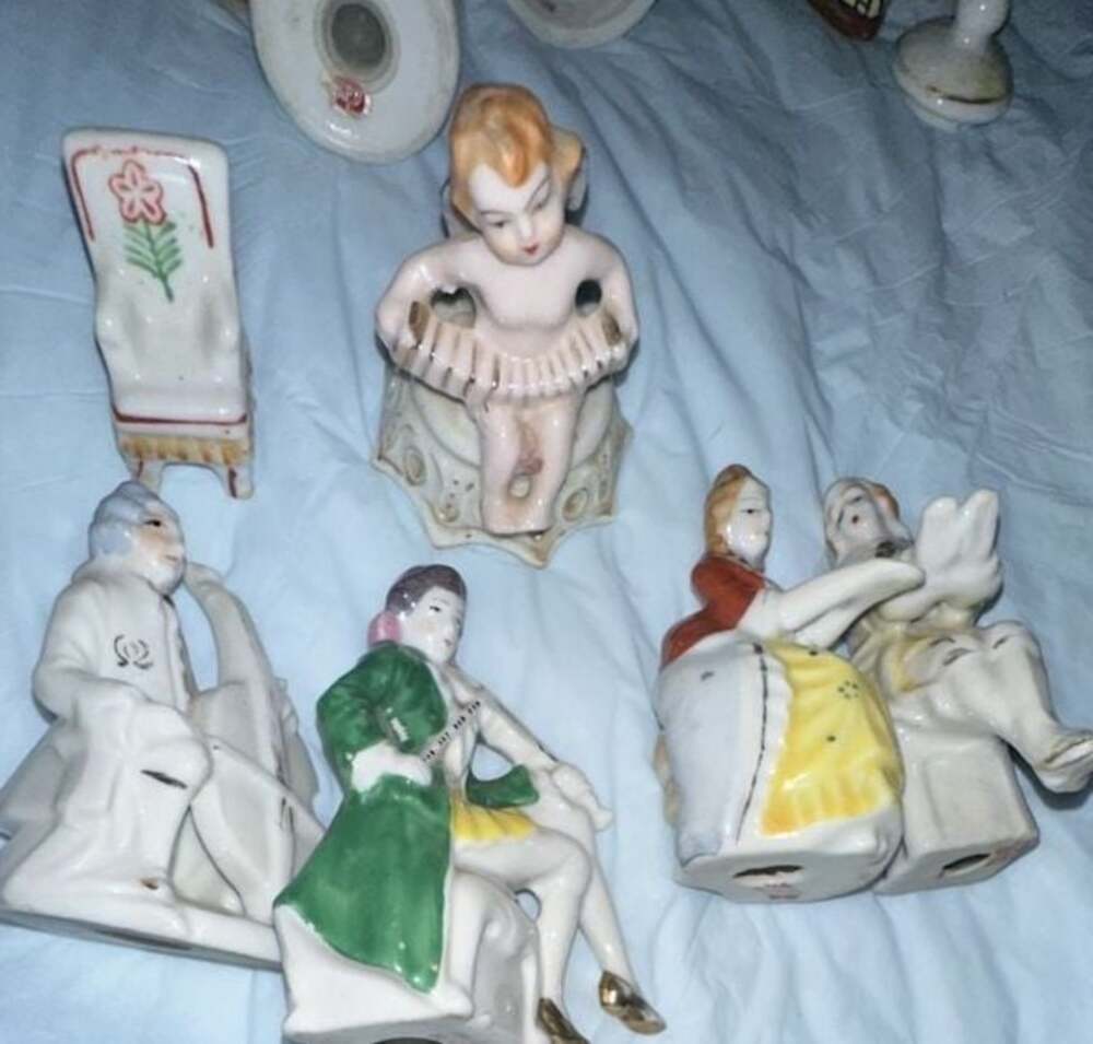 Lot of 6 Vintage Occupied Japan Porcelain Figurines